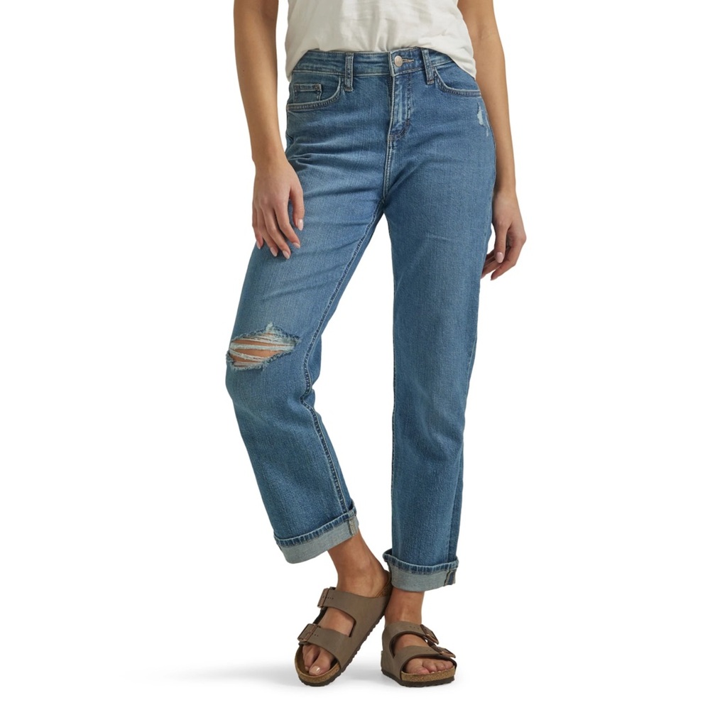 Lee Jeans Casual Blue Boyfriend Jeans